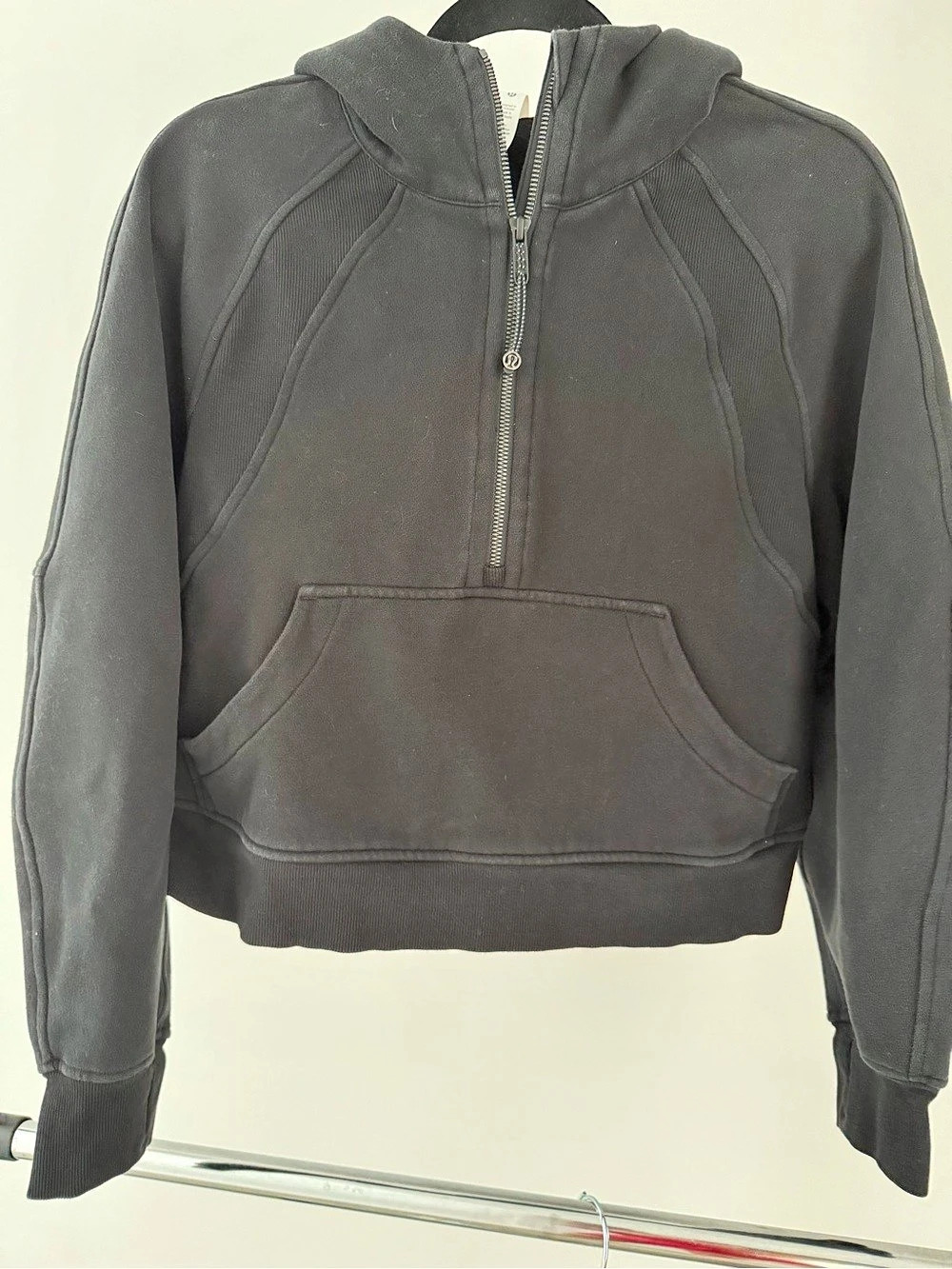 lululemon Scuba Oversized Half-Zip Hoodie Black XS